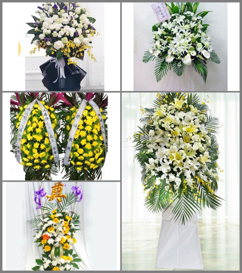 福建泉州晋江市陈埭镇涵埭村白事花篮预定